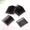 4 Pcs/set Professional Universal Black Hair Clipper Limit Comb Hairdresser Replacement Cutting GuideCompatible For Moser1400 Series G1202(3.5.9.13mm set) view 3