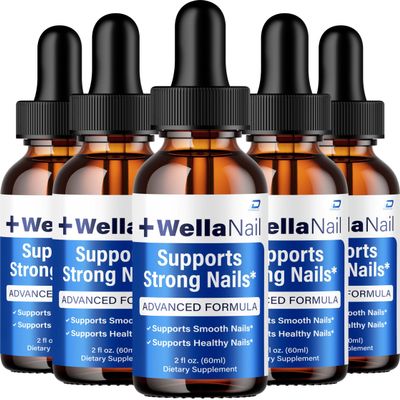 WellaNail Drops  Wella Nail Support Advanced Formula Liquid Formula (5 Pack  5 Month Supply)