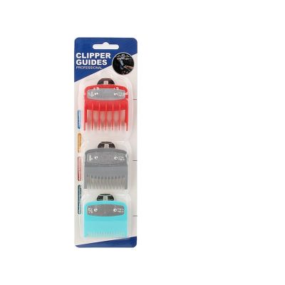 2/3/4Pcs Hair Clipper Limit Comb Guide Limit Comb Trimmer Guards Attachment Universal Colorful(3Pcs Multicolor)