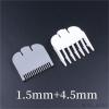 1.5mm 3mm 4.5mm Hair Clipper GuardsCompatible For WahlHaircut Machine Barber Shop Limit Comb Electric Clippers Cutting Guide Combs Y1214(Grey-2Pcs) view 2