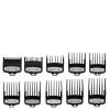 10PCS Professional Cutting Guide Comb Hair Clipper Limit Comb With Metal ClipCompatible For WAHL1.5/3/4.5/6/10/13/16/19/22/25MM G0717(Colorful 10pcs Boxed) view 2