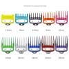 10PCS Professional Cutting Guide Comb Hair Clipper Limit Comb With Metal ClipCompatible For WAHL1.5/3/4.5/6/10/13/16/19/22/25MM G0717(Colorful 10pcs Boxed) view 3