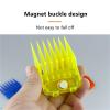 10Pcs/Set Limit CombCompatible For WahlElectric Clippers Magnetic Clipper Guard Barber Shop Machine Pro Hair Cutting Guide Combs Y0729(Black-Boxed) view 4