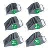 Clipper GuardsCompatible For WahlHair Clippers Trimmers With Metal Clip Premium 6 Size Cutting Lengths Limit Guide Comb Attachments(Gray) view 1