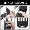 Clipper GuardsCompatible For WahlHair Clippers Trimmers With Metal Clip Premium 6 Size Cutting Lengths Limit Guide Comb Attachments(Gray) view 4