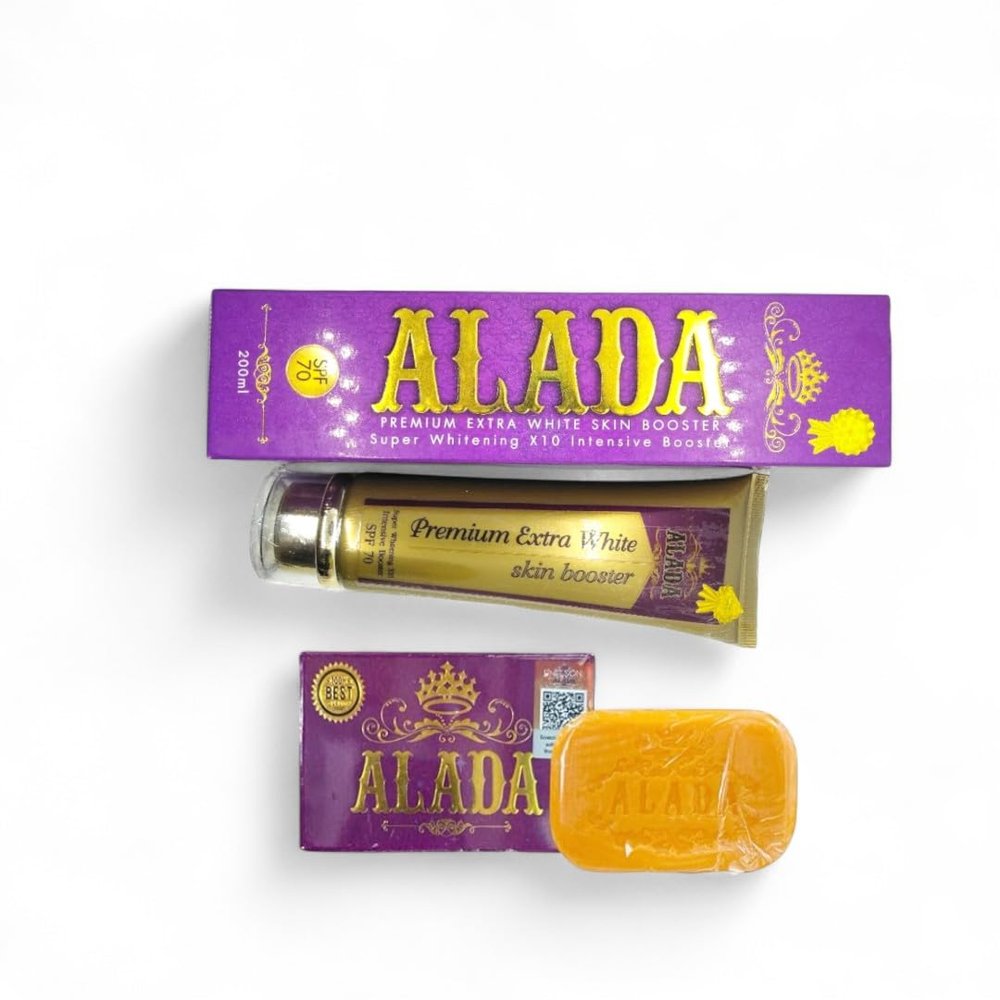 ALADA Premium Combo SPF70 Booster Lotion and Nourishing Bar Soap