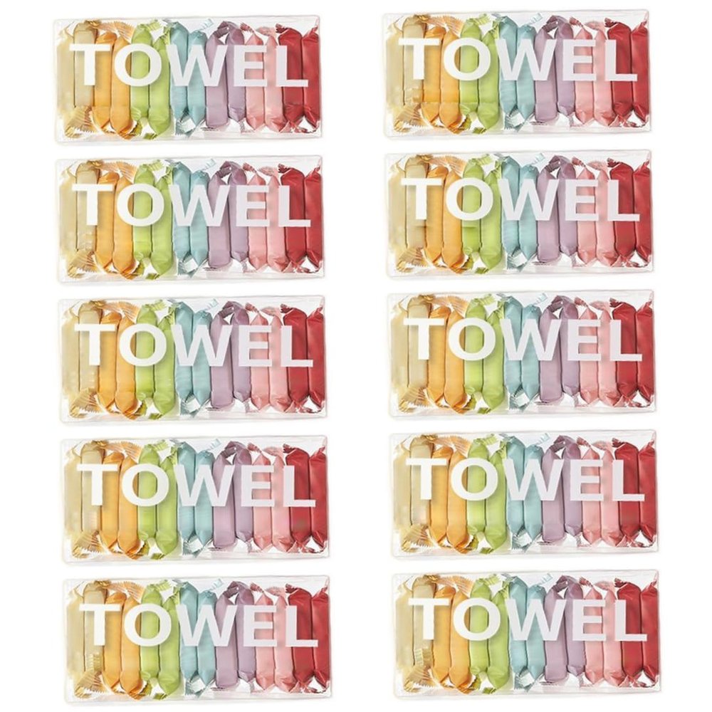 140Pcs Compressed Face Towels, 8.7x9.5 Soft Disposable Face Towel, Compact Portable Compressed Towels for Outdoor Travel Camping Hiking Sport Hotel Beauty Salon