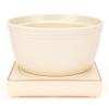 Linkidea Heated Shaving Soap Bowl for Men, Electric Shave Cream Warmer Maintains Warm Temperature, Wet Razor Shave Cream Bowl Accessories (Beige) view 1