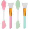 4 Pcs Silicone Face Mask Applicators, Flexible Facial Mud Masks Applicator, Face Scrubber,Supplies Tool for Applying Facial Mask,Sleeping Mask,Clay Mask,Body Lotion view 1