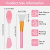 4 Pcs Silicone Face Mask Applicators, Flexible Facial Mud Masks Applicator, Face Scrubber,Supplies Tool for Applying Facial Mask,Sleeping Mask,Clay Mask,Body Lotion view 2