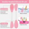 4 Pcs Silicone Face Mask Applicators, Flexible Facial Mud Masks Applicator, Face Scrubber,Supplies Tool for Applying Facial Mask,Sleeping Mask,Clay Mask,Body Lotion view 3