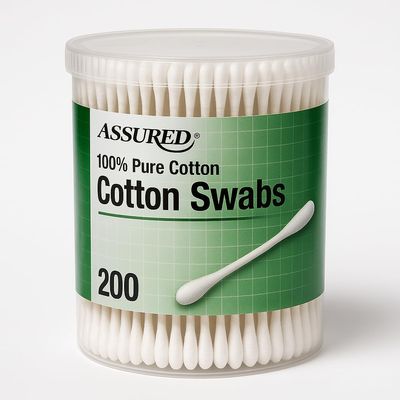 Assured 100% Pure Cotton swabs