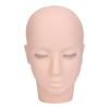 3 Layers Lash Mannequin Head, Eyelash Extension Practice Head, High Density Embedded Layered Silicone Doll Head for Eyelash Training, Realistic Simulation with Soft Silicone view 1