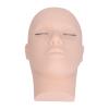 3 Layers Lash Mannequin Head, Eyelash Extension Practice Head, High Density Embedded Layered Silicone Doll Head for Eyelash Training, Realistic Simulation with Soft Silicone view 2