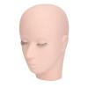 3 Layers Lash Mannequin Head, Eyelash Extension Practice Head, High Density Embedded Layered Silicone Doll Head for Eyelash Training, Realistic Simulation with Soft Silicone view 4
