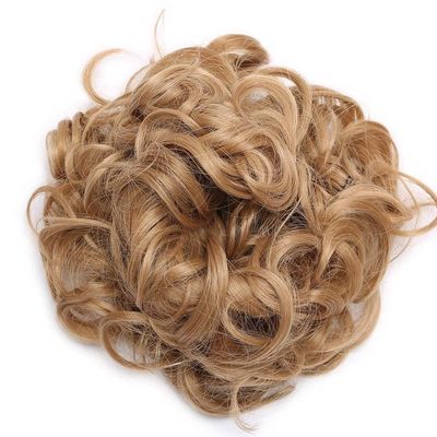 GSOUL Hair Bun Pieces for Women 80cm Women's Synthetic Bun Messy with Elastic Band Hair Curl Wig Ponytail Extension Extensions