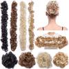 GSOUL Hair Bun Pieces for Women 80cm Women's Synthetic Bun Messy with Elastic Band Hair Curl Wig Ponytail Extension Extensions view 2