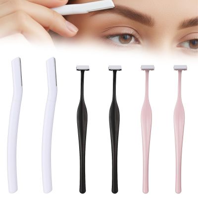 6Pack Eyebrow Razors Stainless Steel Dermaplaning Tool for Face, Small Eyebrow Shaver for Women Men Peach Fuzz and Fine