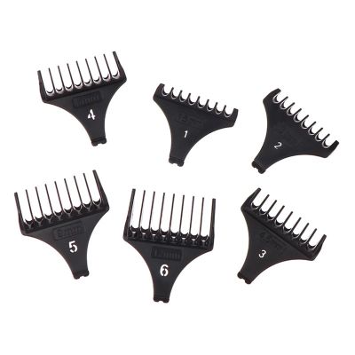 6Pcs/set 1.5/3/4.5/6/9/12 Mm For T9 Professional Hair Trimmer Limit Comb Universal Guards Hairdresser Hair Cutting Guide Barber