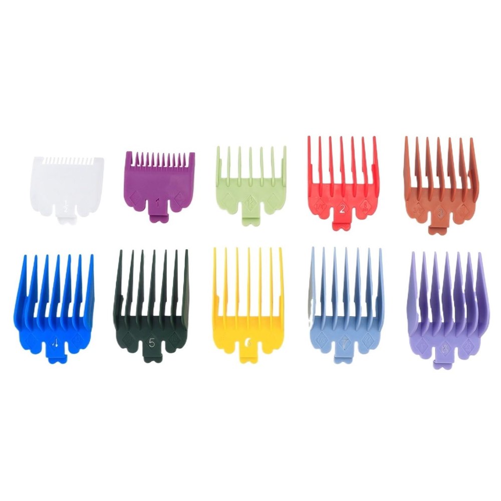 10Pcs Universal Hair Clipper Guards Barber Accessories Professional Trimmer Attachment Limit Combs Replacement Guards Set