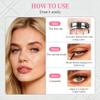 Upgraded Iron Metal Wand Mascara - Waterproof Tubing Formula, Long-Lasting 3D Curling, Smudge-Proof & Flake-Free (Black) view 3