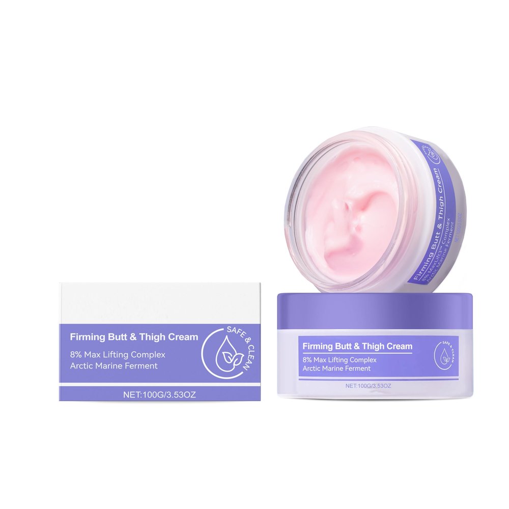 ARANYA Firming Butt and Thigh Cream with Glycerin, Vitamin E, Mineral Oil, 100g/3.53oz, Non-Sticky Formula for Skin Elasticity and Moisturizing