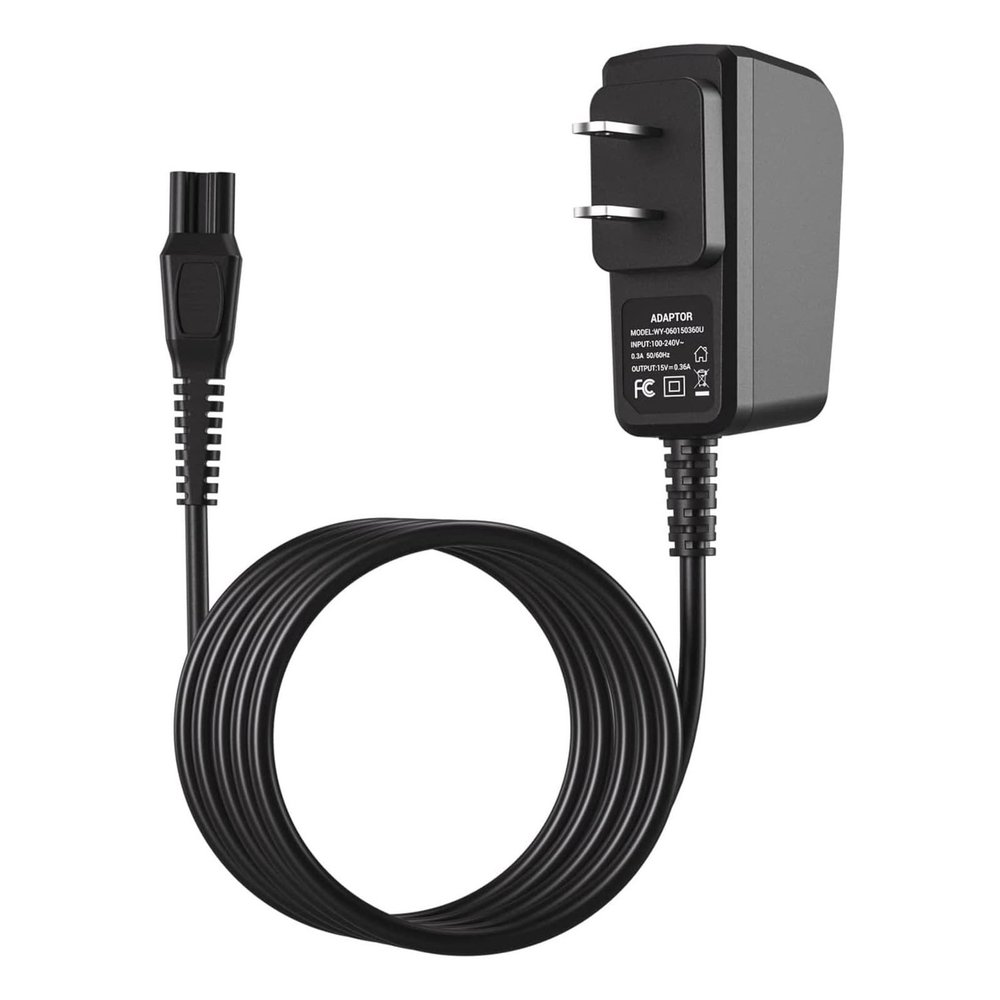 15V Shaver Charger Cord FitCompatible for PhilipsCompatible for NorelcoHQ8505 9000 7000 5000 3000 Series Mg7750 Mg7790 Electric Shaver,Aquatec,Arcitec(US Plug)