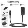 15V Shaver Charger Cord FitCompatible for PhilipsCompatible for NorelcoHQ8505 9000 7000 5000 3000 Series Mg7750 Mg7790 Electric Shaver,Aquatec,Arcitec(US Plug) view 4