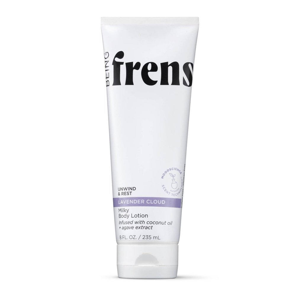 Being Frenshe Lavender Cloud Body Lotion, Milky Hydrating Formula with Coconut Oil and Agave Extract, 8 fl oz (Pack of 1)