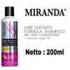 Miranda, Hair Growth Formula Shampoo, 200ml, 2 In 1 with Conditioner (Pack of 1) view 2
