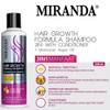Miranda, Hair Growth Formula Shampoo, 200ml, 2 In 1 with Conditioner (Pack of 1) view 3