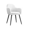 Modern Pink Vanity Chair with Black Metal Legs  Stylish Makeup Stool for Dressing Table Salon & Bedroom  Versatile Shoe Bench (No Cushion) view 1