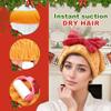 2PCS Microfiber Hair Drying Caps, Christmas Absorbent Hair Towel Wrap for Women Wet Hair Quick-Drying Hair Towels, Soft Bow Tie Wet Hair Towel Wrap for Party Favors Goody Bag Filler (Pink+Red) view 2