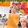 2PCS Microfiber Hair Drying Caps, Christmas Absorbent Hair Towel Wrap for Women Wet Hair Quick-Drying Hair Towels, Soft Bow Tie Wet Hair Towel Wrap for Party Favors Goody Bag Filler (Pink+Blue) view 4