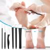6Pcs Pedicure Knife Set, Professional Foot Knife with A Storage Box, Ingrown Toenail Removal Kit, Foot Care Tools Hard Dry Skin Remover for Hand Feet view 3