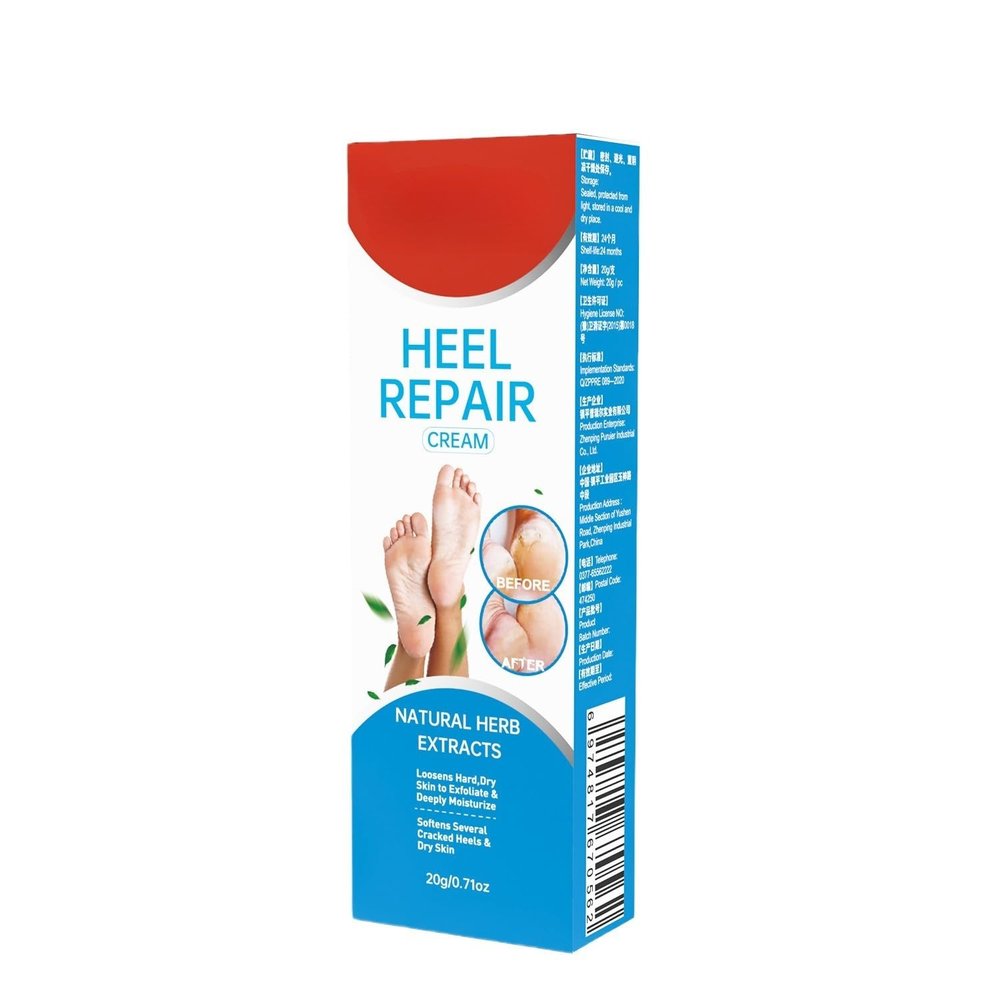 bobojuju 2-piece Heel nourish Cream, Natural Herb Foot & Hand Care Cream for Dry Rough Skin    