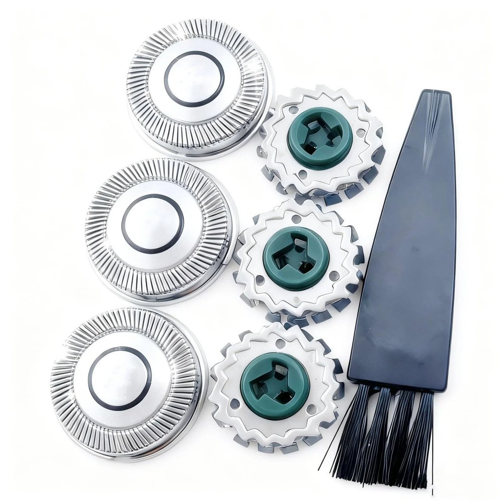3pcs Shaver Replacement Heads Razor Head, Compatible For Philips, HQ64 HQ54 HQ8 AT750 AT890 PT 860 PT860 PT866 AT758 AT798 PT721 PT722 PT723
