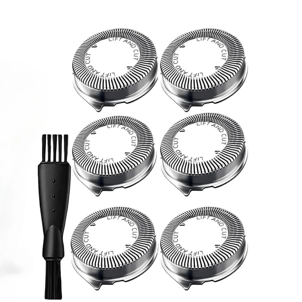 3/6pcs Replacement Shaving Heads, Compatible For Philips,Compatible For Norelco, HQ3, HQ4, HQ55, HQ56, HQ6900, HQ6868, HQ5812, HQ6874 Razor Blades(6-pack)