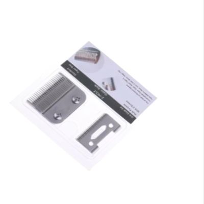 1 Set Professional Replacement 2-Hole Clipper Blade Compatible With Cordless Magic Clip 808 Hair Clippers(Silver)