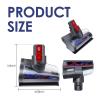 Mini Motorized Tool Brush Head,Compatible For Dyson V7 V8 V10 V11 V15 Vacuum Cleaner Anti-Tangle Motorhead Attachment Head Replacement view 2