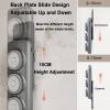 360 Rotating Electric Back Bath Brush - Wall-Mounted Exfoliating Scrubber with 3 Adjustable Speeds for Deep Cleansing in The Shower view 3