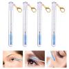 JEWEDECO 4pcs Eyelash Brush Mascara Wands Keychain Plastic Fiber Makeup Applicators for Women Daily Use Travel Beauty Tools Blue view 2