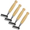 HOOTNEE 4 Pcs Handle Safety Razors for Men and Women Stainless Steel Blades for Close Smooth Shaving Eco-friendly Hair Trimmer and Beard Clipper view 1