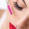 JEWEDECO 4pcs Portable Eyelash Brush Tubes with Keychain Reusable Detachable Mascara Wands for Lash and Brow Makeup Long Rose Red Eyebrow Comb Applicators view 3
