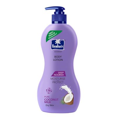 Advansed Deep Nourish Body Lotion for Women & Men, Dry Skin, 400ml | Pure Coconut Milk, 100% Natural, 72h Moisturisation