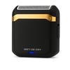 Wet OR Dry Electric Foil Shaver, Black and Gold, Dual Function Cordless Razor with LED Indicator view 1
