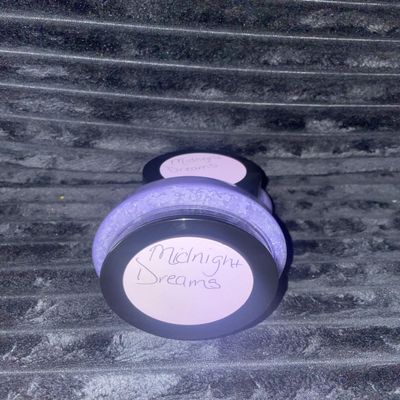 Midnight Dreams Lavender Body Scrub, Purple Shimmering Exfoliator with Calming Aromatherapy Scent, Smoothing Shower Treatment