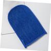 FUOYLOO 6pcs Exfoliating Bath Mitts Thickened Shower Gloves for Gentle Skin Scrubbing and Cleaning Double-sided Bath Gloves with Vibrant Blue Purple Colors for Spa and Daily Use view 4