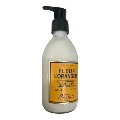 Bastide Fleur d'Oranger Hand and Body Lotion, Made in France, 300ml/10 fl oz, Nourishing Formula Christmas holiday gift