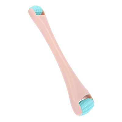 FUOYLOO Ergonomic Handheld Facial Massage Roller for Eye Fatigue Soothing Double-head Silicone Cooling Roller Enhances Skin Elasticity Anti-aging Eye Massager for Smooth Refreshing Skin